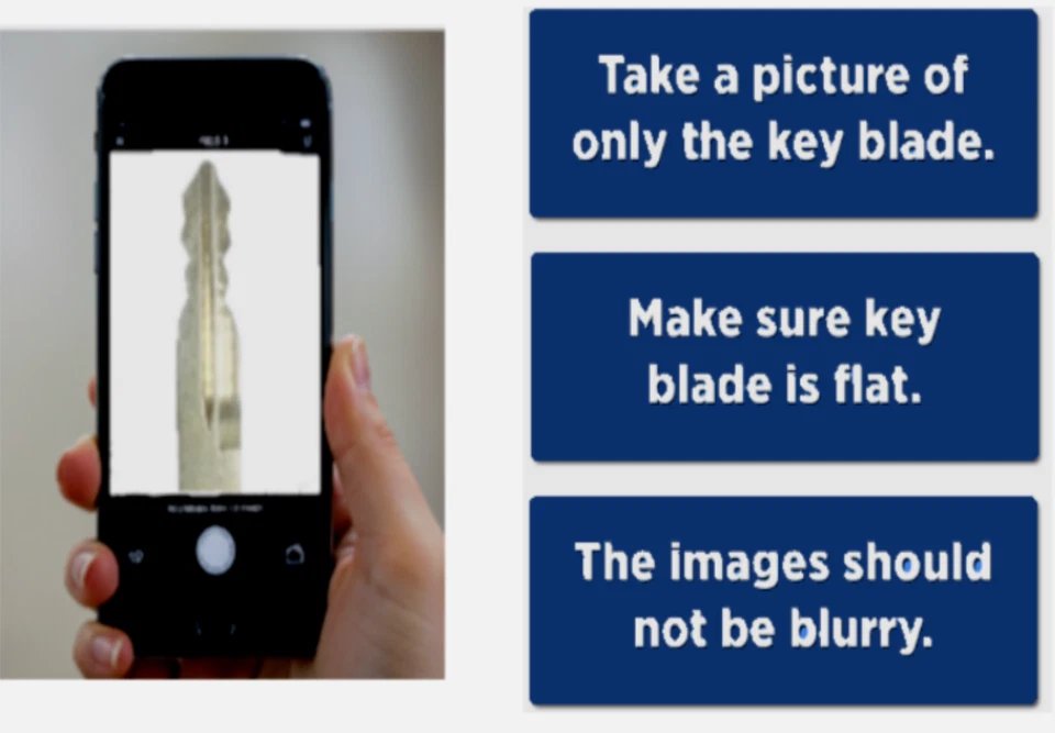 SERVICIO DE CORTE DE LLAVE + Llave remota abatible Buick 2010-2017 5 botones 13504205 Foto 3 de 4