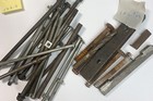 metal lot, long bolts, other metal pieces, free shipping — lot xb6.4