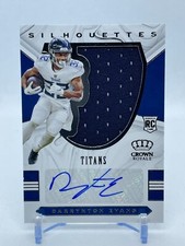 2020 Chronicles Crown Royale Silhouette /99 Darrynton Evans Rookie Auto RC