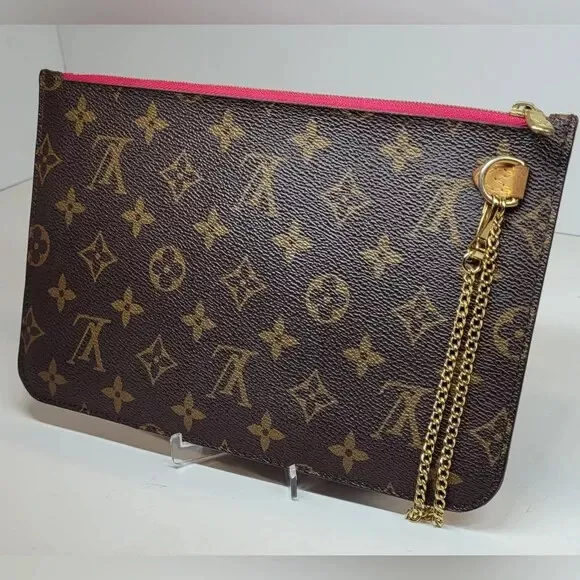 Louis Vuitton Brown Monogram Neverful Pochette