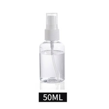30/50/100ml Spray Bottle Plastic CLEAR/BROWN Refillable Empty Travel Sample UK