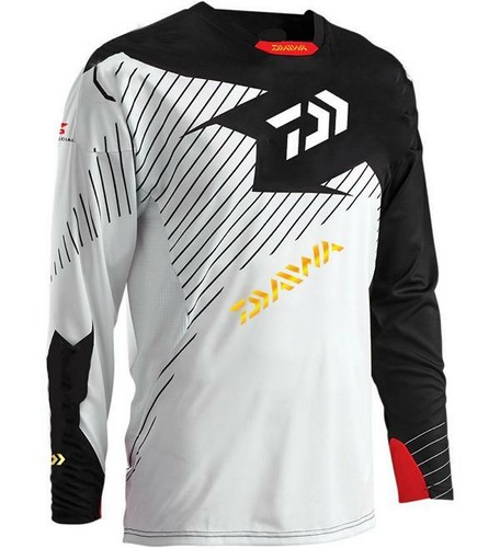 Camisetas de para hombre secado rápido anti-UV Daiwa ropa deportiva manga eBay