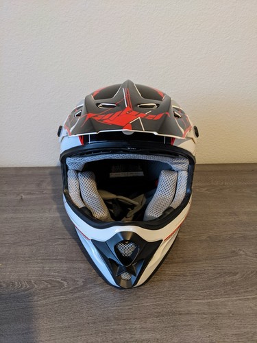 Cyber Helmets UX-25 Motorcycle Helmet w/ Graphics, Gray with Visor & Bag Size L - Picture 2 of 10