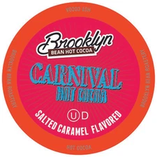 Brooklyn Beans Carnival Chocolate Salted Caramel Hot Cocoa Pods,2.0 Keurig,40 Ct