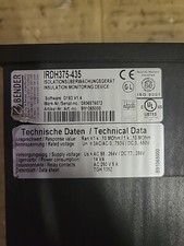 TOP CONDITION BENDER IRDH375-435 INSULATION MONITORING DEVICE "TESTED GOOD"