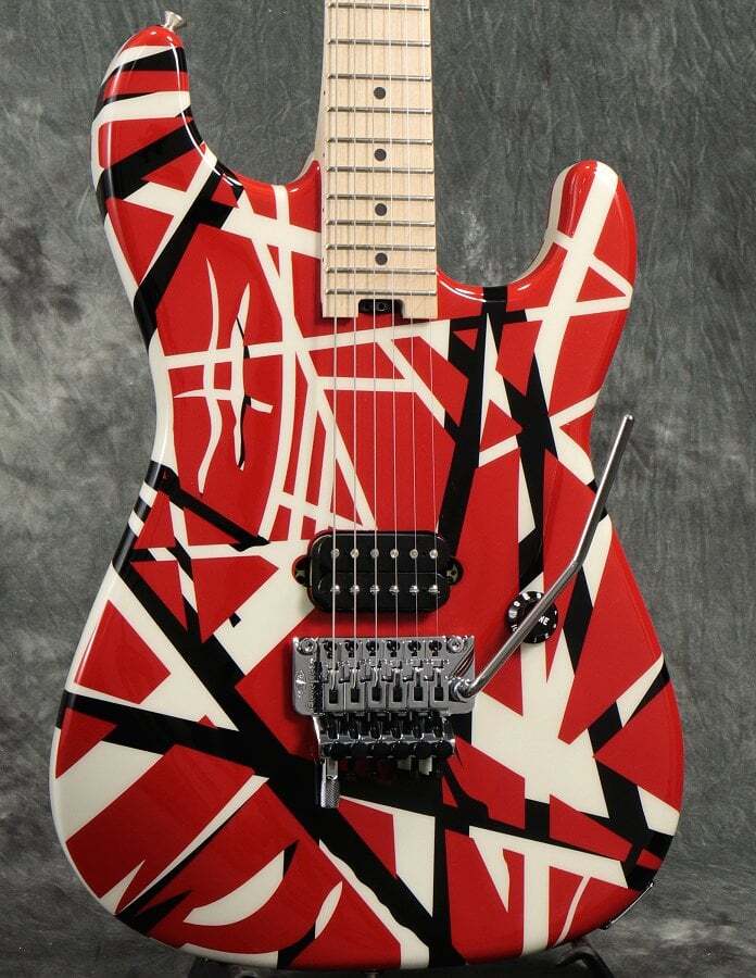 依頼者専用EVH Striped Red with Black Stripe Amazon | EVH/Wolfgang Special Striped Series Ebony