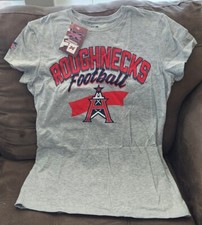 XFL Houston Roughnecks T-shirt Women’s L Large 4Her Short Sleeve Blend Fabric 
