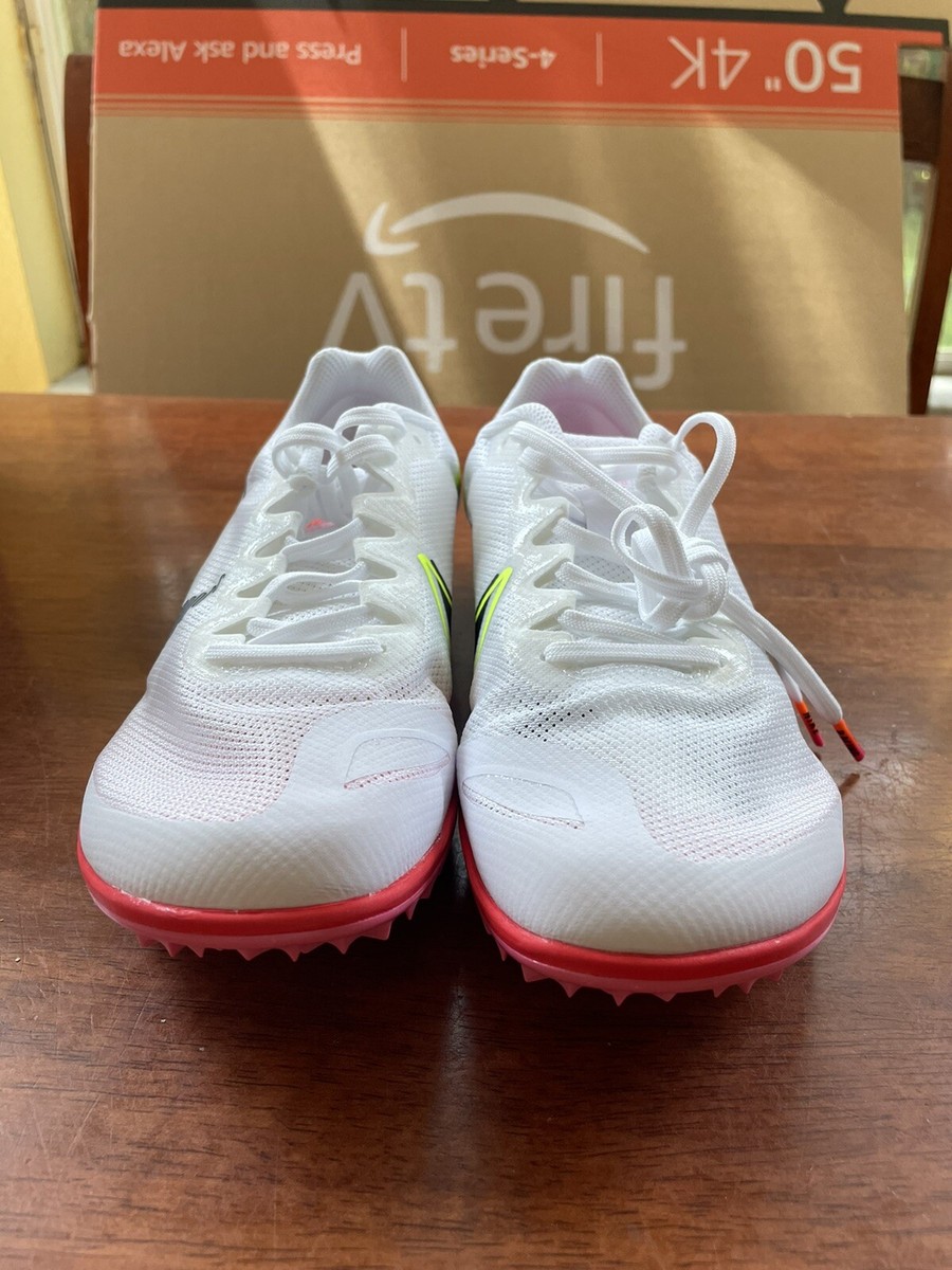 Nike Air Zoom Rival D 10 White/Grey DM2334-100‎ Sz 11.5 Nike Zoom Rival D 10 - 100 main image 2