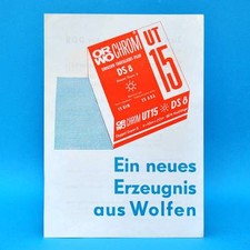 ORWO UT 15 DS 8 von 1974 Werbezettel Werbung DDR Wolfen Bitterfeld D