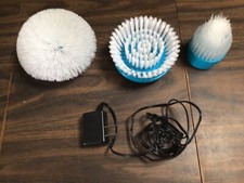 Hurricane Spin Scrubber -3 Pc Replacement Heads Brand New + Adapter  R1-4116