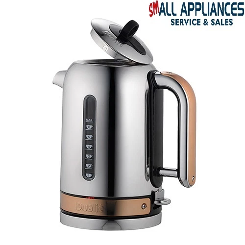 DUALIT CLASSIC KETTLE CVJK1 DU72790 ST STEEL COPPER TRIM 2 YRS WTY Fairfield
Opens in a new window o