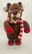 Dan Dee Sings Rudolph The Red-Nosed Reindeer Plush Christmas Light Up Nose