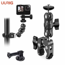 UURIG Universal Magic Arm Ballhead Super Clamp Monitor Holder Camera Adapter US