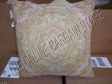 Frontgate Outdoor Yard Patio Pool Throw Pillow Jewel Artisan Spring Braided 20"