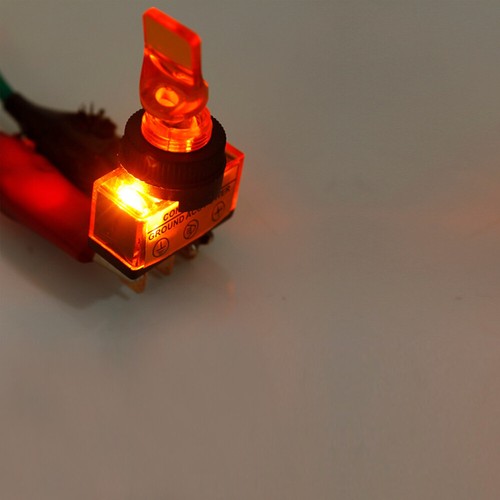 4PCS Auto ROCKER SWITCH Toggle Led Light Car Boat Round ON/OFF SPST 20 AMP 12V - Picture 3 of 12