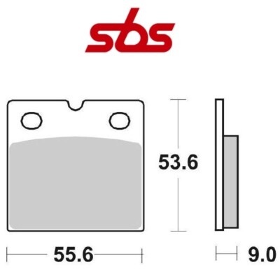 FÜR BMW R 65/1 650 1986-1991 BREMSBELAG HINTEN SBS 506LS MISCHUNG SYNTE