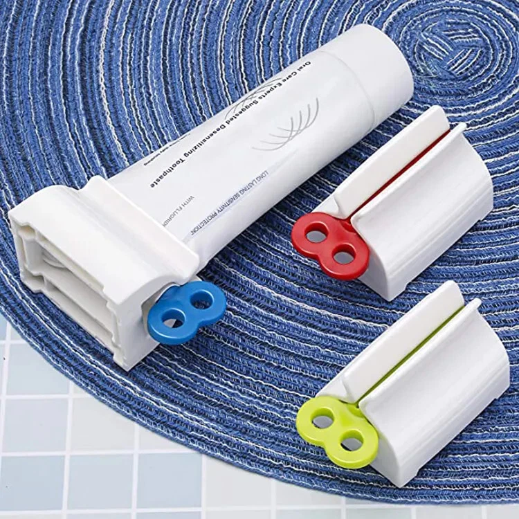 6 x Rolling Tube Toothpaste Squeezer Easy Dispenser Seat Holder Stand Bathroom - Image 3 of 4