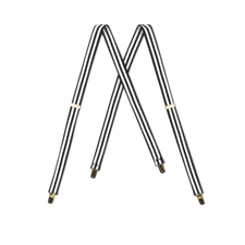 Men's Suspenders, X Style, Strong Brass Clips USA Made