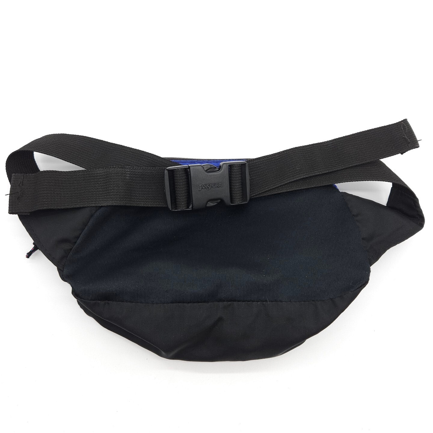 Vintage Jansport Fanny Pack Waist Bag Hiking Outdoors Nylon Blue USA