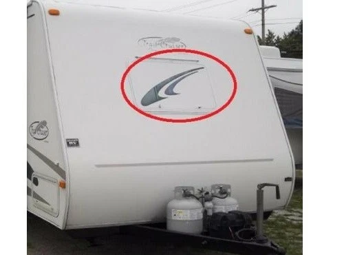 FRONT TRAIL CRUISER RV 2004-2005 DECAL TRAILER CAMPER LITE STICKERS R VISION