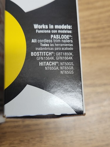 Paslode Yellow Finish Gun Trim Fuel Cells 16& 18 Gauge (3 Pack) Passlode Pasload - Picture 5 of 6