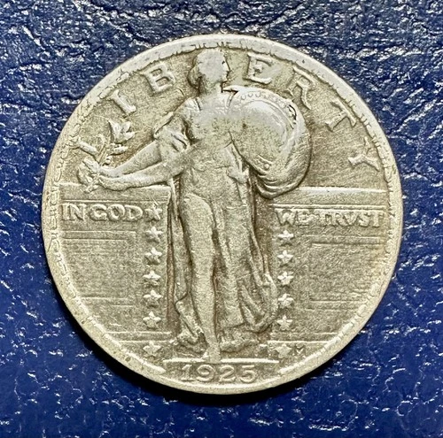 Beautiful 1925 U.S. Standing Liberty Quarter KM 145