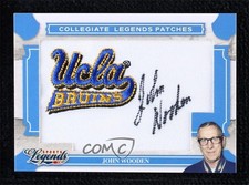 2008 Donruss Americana Sports Legends 95/100 John Wooden Patch Auto HOF 06bg