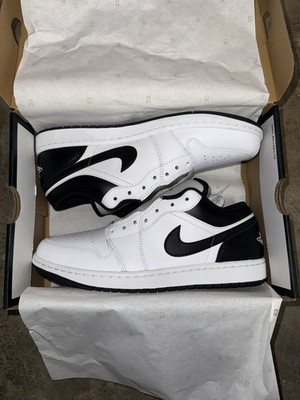 Men s Nike Air Jordan 1 Low -  White/Black-White  - Size 10.5 (New In Box)