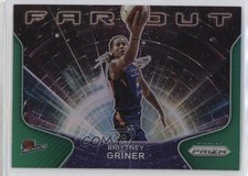 2021 Panini Prizm WNBA Far Out Green Prizm Brittney Griner #3 h3a