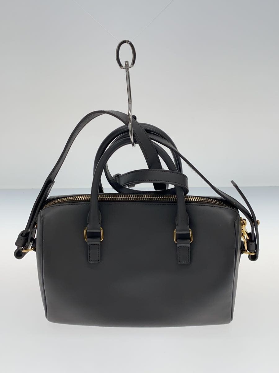 BORSA A TRACOLLA SAINT LAURENT CLASSIC BABY DUFFLE PELLE GRIGIO CLD330958 usata