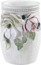 - Tumbler, Guest Bathroom Essentials, Floral Home Decor (Spring Garden Collectio