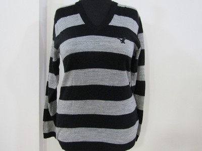 American Eagle Damen 100 % Wolle Pullover Brustumfang 38/40 UK Größe 10/12 Sku 6292