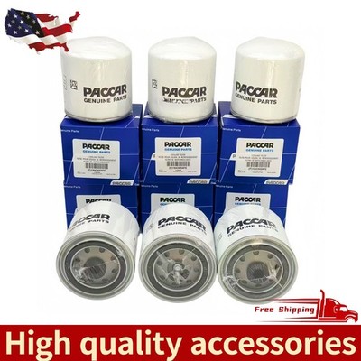 6×Filter Coolant Paccar 1843659PE For Kenworth Truck DBC4785 MX13 MX11 Peterbilt
