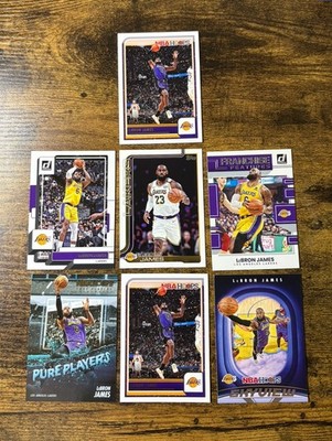 2025-26 Topps Basketball #150 LeBron James Base + (5) Hoops And Donruss Insert