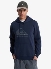 Image of QUIKSILVER COMP LOGO MENS HOODIE DARK NAVY EQYFT05053 KTP0 SIZES M , L , XL
