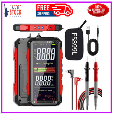 USB Rechargeable Digital Multimeter, 2026 Upgraded Fs899l Multimeter, Automat...