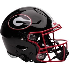 Georgia Bulldogs Black Riddell SpeedFlex Authentic Football Helmet