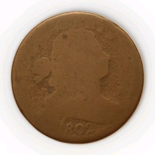 1802 Large Cent Draped Bust Fair Smooth Video - Picture 2 of 4
