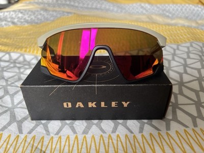 Oakley BXTR Matte Desert Tan With Ruby Prizm Fahrradbrille