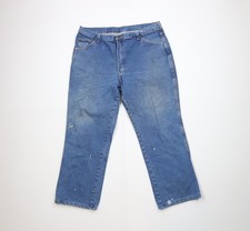Vintage 70s Dickies Branders Mens 36x28 Distressed Straight Leg Denim Jeans USA