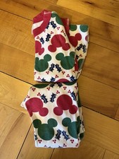 Hanna Andersson Disney 2 Piece Pajamas Kids 5 Mickey Christmas Organic Cotton