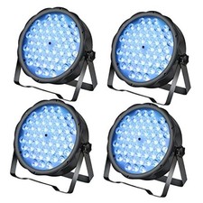 LED Par Lights 5x 1.5W, RGB Stage  Wash Light DMX for DJs, Parties, 4