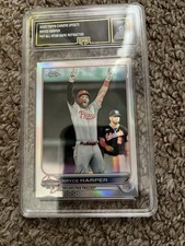 2022 Topps Chrome Update Series 2022 All-Star Game Bryce Harper #ASGC-47 Mint 9