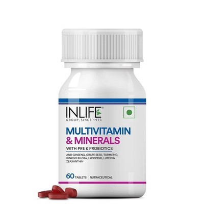 INLIFE Multivitamin- & Mineralstofftabletten Männer & Frauen (60 Tabletten)