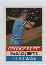 1976 Hostess All-Star Team George Brett (Brown Back) #114 HOF 1q2