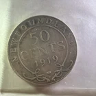 1919 Newfoundland 50 Cents — photo from another recent sale