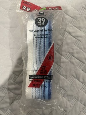 VINTAGE Wellington Re-Web Kit Lawn Chair Webbing 39ft Blue White  Stripes 