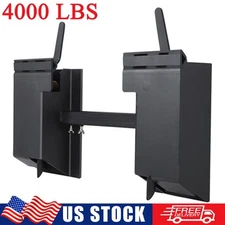 Adjustable Skid Steer Quick Tach Conversion Adapter Plate Attachments 4000 LBS