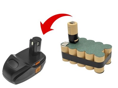Ni-Mh Akkupack für Einhell RT-CD18I 18V 2000 mAh