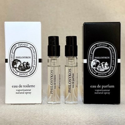 2pc Diptyque Philosykos Sample Sprays: Eau de Toilette +Eau de Parfum .06oz, 2ml